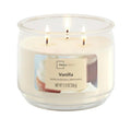 Vanilla Scented 3-Wick Glass Jar Candle, 11.5 oz 2Pack